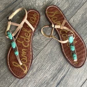 Sam Edelman shoes size 10 sandals with beads